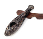 Handcrafted Fish Shaped Stone Smoking Tobacco Pipe Onyx Marble Stone Pocket Pipe