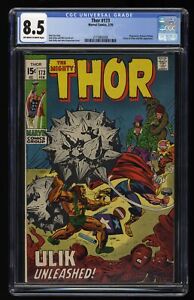 Thor #173 CGC VF+ 8.5 Off White to White Marvel 1970