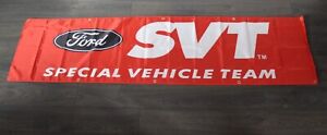 Ford SVT Banner Flag Big Huge Giant 2x8 feet Special Vehicle Car Racing Team XZ