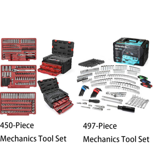 WORKPRO 450-Piece Mechanics Tool Set/DURATECH 497-Piece Mechanics Tool Set NEW