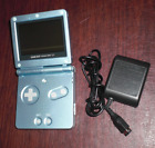 BRIGHT SCREEN Nintendo Game Boy Advance SP AGS-101 Pearl Blue Console GBA System