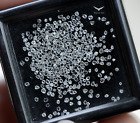 290 Pcs 1.00 Carat White Tiny Rough Diamond Small Crystal Raw Loose Diamonds