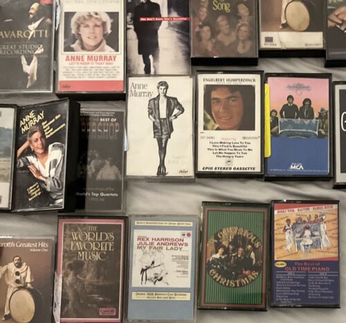 New ListingLot Of 100 Various 70’s 80’s 90’s Classic Pop Rock Country Cassette Tapes