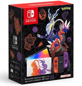 NEW Nintendo Switch OLED Pokemon Scarlet & Violet - Limited Edition + Wow Decal!