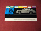 1965? Porsche 911 912 Colors Sales Brochure Booklet Catalog Old Original