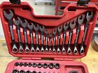 New Listingcraftsman 55pc tool set sae and metric with case #924964 set