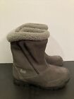 Sorel Waterfall Insulated NL1964-225 Winter Boots Womens Size 8.5 Suede Side Zip
