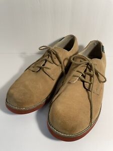 Men's 11N Eastland Buck suede oxford shoes in Taupe brown 7680-59N