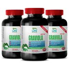 Soursop Juice - GRAVIOLA (leaf powder) 650 mg - Antioxidant Health Pills 3B