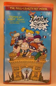 Rugrats in Paris VHS 2001 Clamshell Orange Tape **Buy 2 Get 1 Free**