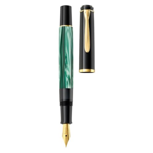 New ListingPelikan  M200 Green Marbled fountain pen - M Nib PEN