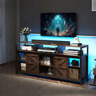 TV Stand Cabinet with RGB LED &Power Station 70