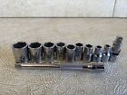 Snap-on Tools 11 Piece TM Series SAE 1/4” Drive 6-Point Shallow Socket Set