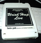 New ListingURIAH HEEP LIVE 8 TRACK TAPE CLEAN! TWIN PAK 2 LPS ON 1 TAPE PLAYS GREAT 1973