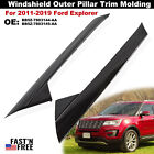Fit 2011-2019 Ford Explorer Pair Windshield Outer Pillar Trim Molding Left Right (For: 2012 Ford Explorer Limited 3.5L)