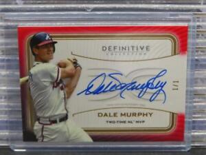 New Listing2023 Topps Definitive Collection Dale Murphy Legendary Auto Autograph Red #1/1