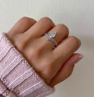 Solid 925 Silver Rainbow Moonstone Ring Handmade Statement Ring All Size MB268