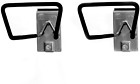 New Listing13016 Hose/Cord Holder Designed for PVC Slatwall, 2-Pack, Steel, with Black