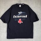 VINTAGE Boston Red Sox Shirt Adult 2XL XXL MLB Baseball Champions 2004 Mens