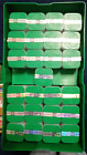2024 EMPTY SILVER EAGLE GREEN MONSTER BOX & 25 USED U. S. MINT ROLL TUBES