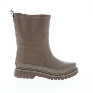 Chooka Damascus Mid Boot 11101830B-013 Womens Brown Slip On Rain Boots