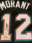 Ja Morant Autographed Memphis Custom Black Jersey - Beckett Authentication