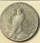 1935 Peace Dollar VF Details Light PVC Damage 90% US Silver Coin-zm