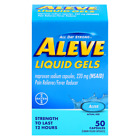 Aleve Liquid Gel 50 count Expired 08/2024++ FREE FAST SHIPPING