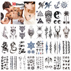 Konsait Temporary Tattoos for Adult Men Women Kids(30 Sheets), Waterproof Tempor