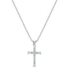 Montana Silversmiths Clear Radiant Faith Cross - Accessories Jewelry Necklace...