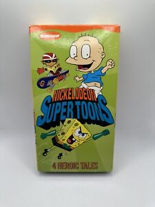 New ListingNickelodeon Super Toons VHS 2002 Rugrats Rocket Power Spongebob Squarepants