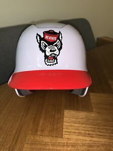 North Carolina State NC State Full Size Evoshield Baseball Helmet 2023 White Alt