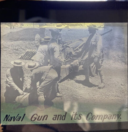 New ListingNegative Photographic Slide Naval Gun & Co & Filipino Warfare Negatives 1900’s