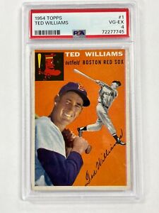1954 Topps Ted Williams #1 PSA 4