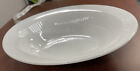 Vintage WHITE real ENGLISH Ironstone PLATTER 9” Adams & Sons MICRATEX England!