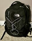 Black Women's North Face Backpack with laptop storage.