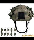 Adjustable 3d Leafy Atacs-FG Combat Helmet Scrim Cover
