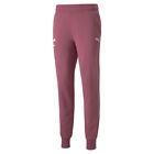 Puma Bmw Mms Ess Fleece Drawstrings Joggers Mens Pink Casual Athletic Bottoms 53