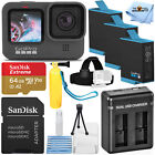 GoPro HERO9 Black 12MP Waterproof Camcorder + 64GB + EXT BATT + Charger Bundle