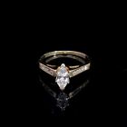 14K Yellow Gold Lady's Diamond Solitaire Ring .38 CTW Size 6 2g (RO1050880)