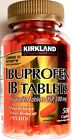Kirkland Signature Ibuprofen IB Tablets 200mg NSAID Pain/Fever, 500 Caplets Each