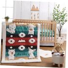 Woodland Crib Bedding Set for Boys or Girls, 4pc Organic Cotton Crib