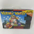 Wario's Woods Game Brand New Factory Sealed V-Seam Super Nintendo SNES Hang Tab