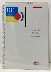 Leica DC Camera DC-Installation Manual Booklet