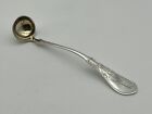 19th Century American Coin Silver Mustard Condiment Spoon Monogramed Ednah
