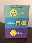 Lot of 3 Raina Telgemeier Graphic Novels Guts Smile Sisters Drama Books Girls