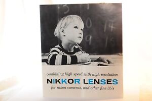 Nikon Rangefinder Nikkor lenses 35mm FILM Cameras Nippon Kogaku dealers brochure