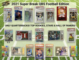 Super Break 2020-2021 QB's Football Edition Sealed Hobby Box - Rare Checklist QB
