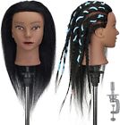 Mannequin Head Neverland Afro Training Head 100% Real Hair Styling Cosmetology
