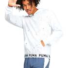 Puma Train Aop Pullover Training Hoodie Mens White Casual Outerwear 52154602